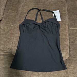 Athleta Black Strappy Tank Top